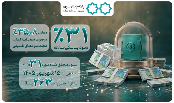 واریز سود شهریورماه صندوق پارند پایدار سپهر